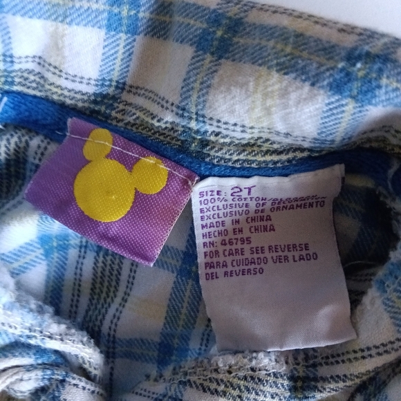 Disney Pooh & Tigger Embroidered Hawaiian Style Surfing Buddies Buttonup - Picture 3 of 4